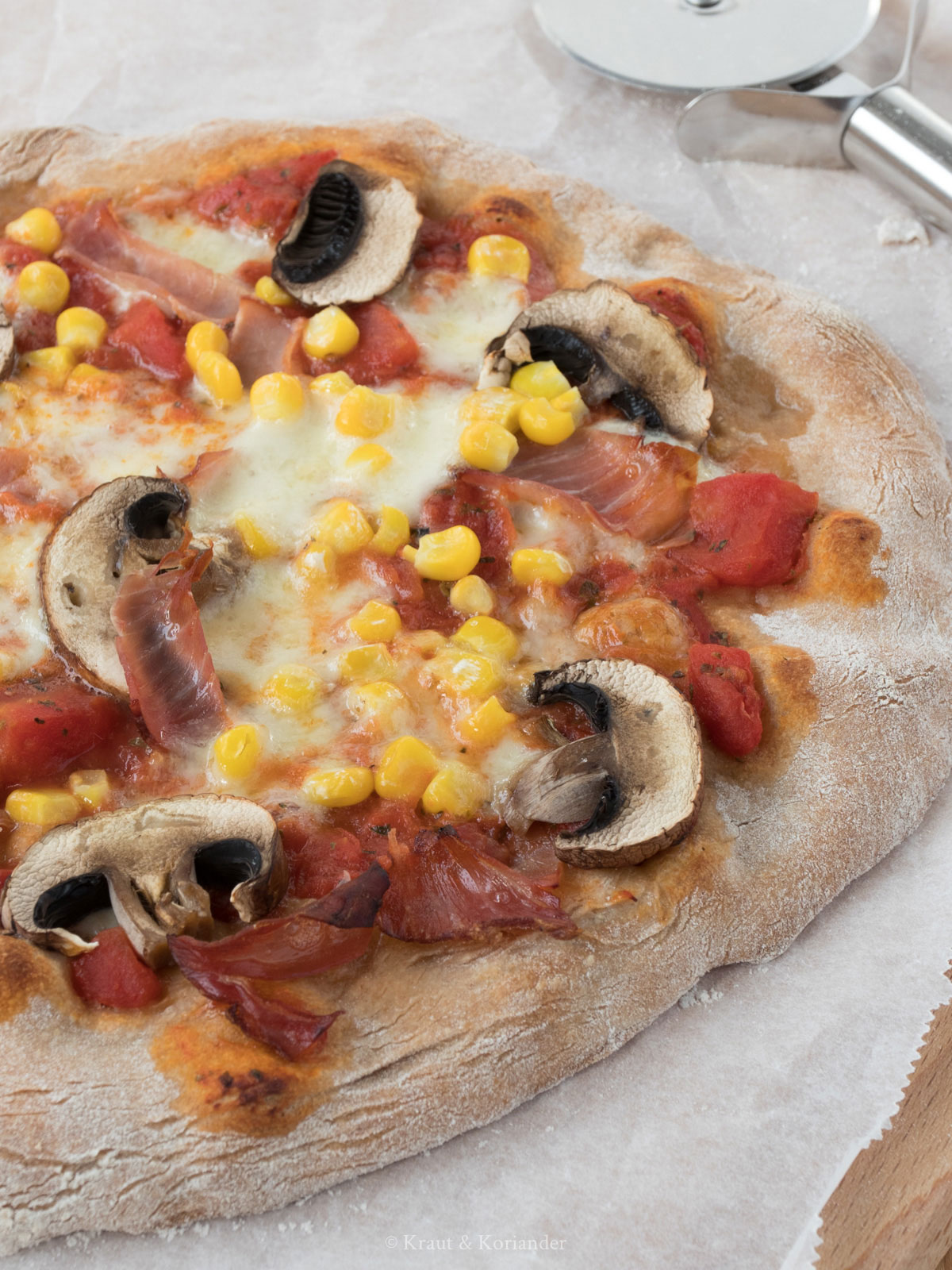 Genial knusprige Slow Food Pizza